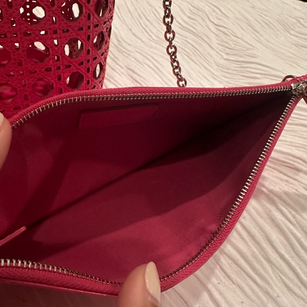 Dior Cannage Perforated Leather Tote Bag - Picture 2 of 14